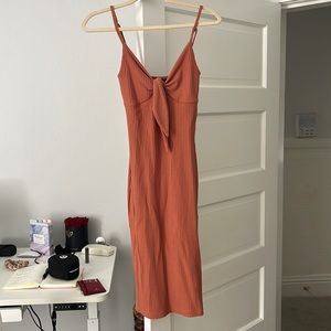 Peach dress